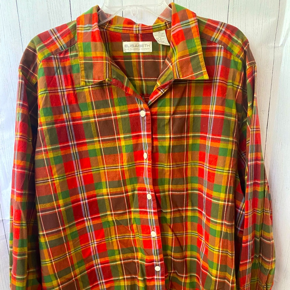 Button up flannel shirt